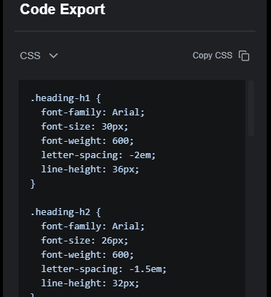 Export type systems to Code